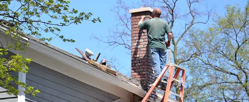 Vinyl and PVC Chimney Flashing Installation in Norwalk, OH