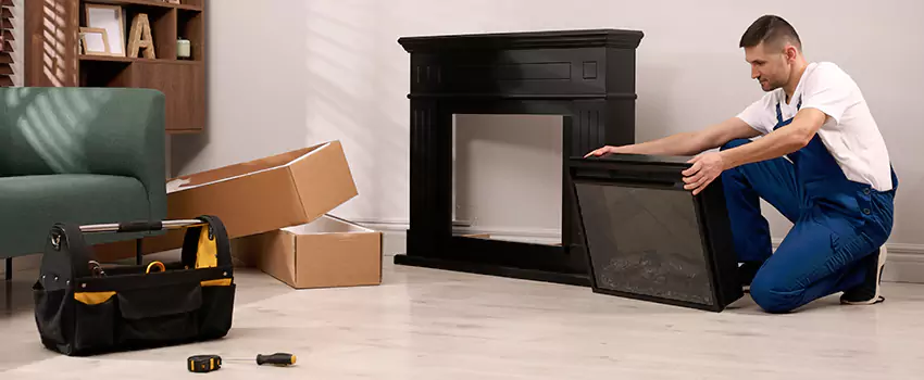 Old Rusted Metal Fireplace Repair And Replacement in Norwalk, OH